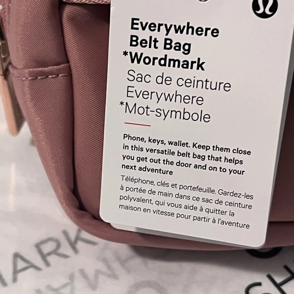 LULULEMON NWT AUTHENTIC EVERYWHERE WORDMARK 1L BELT BAG